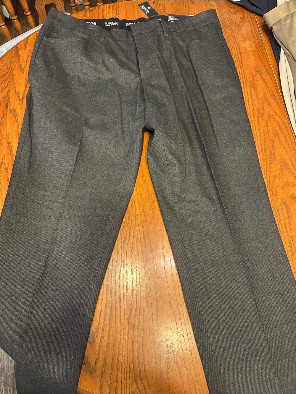Buffalo David Bitton Charcoal Gray Dress Pants